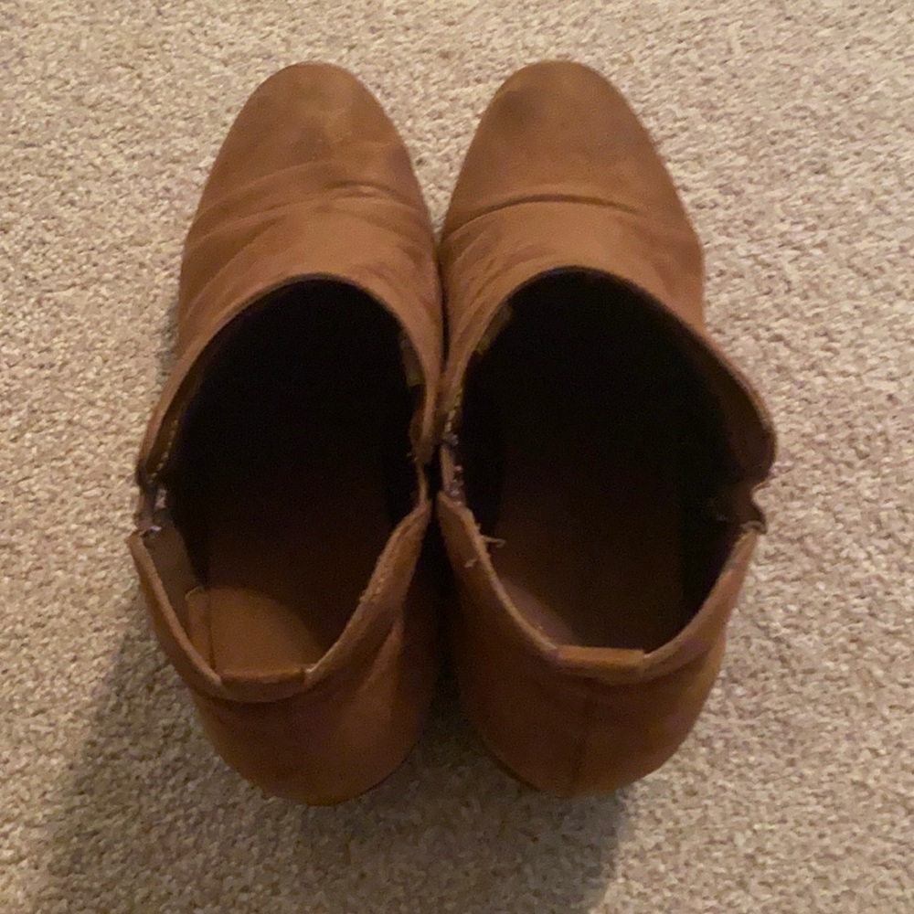 Brown Booties, Size 10